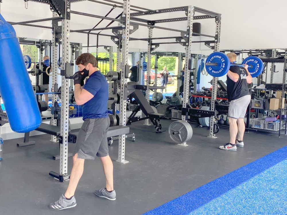 CrossFit style workout space. Semi-Private Personal Training also takes place here.
