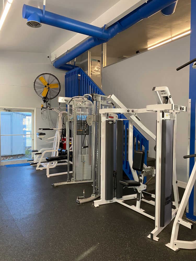 Cable Machines, Dead Lift Platform, Dumbbells up to 130, Squat Racks, etc.